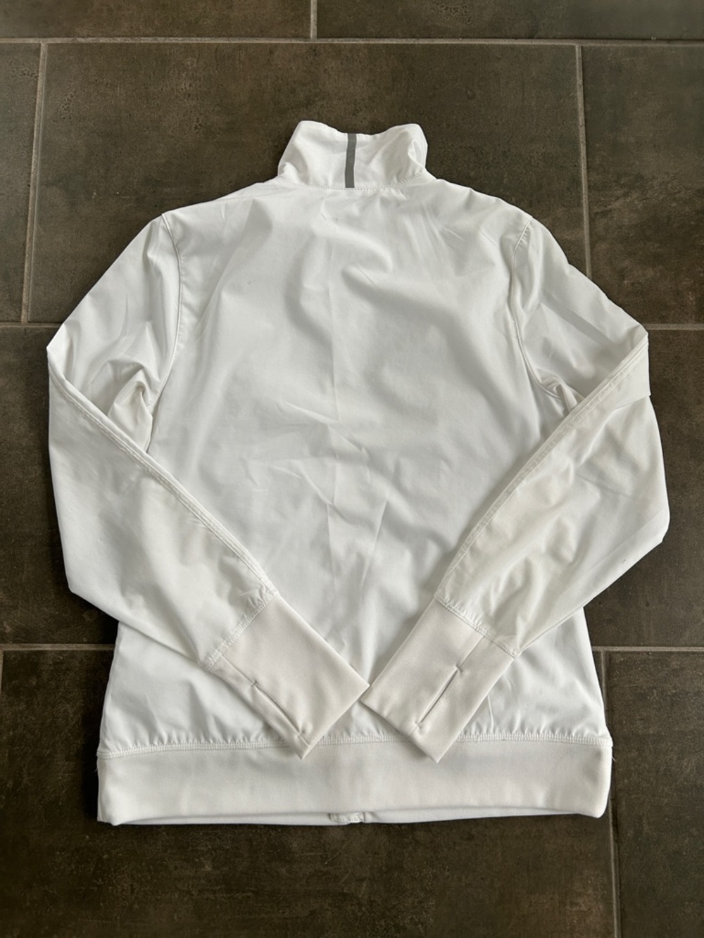 Fila White Ruched Front Zip Jacket - Picture 6 of 6